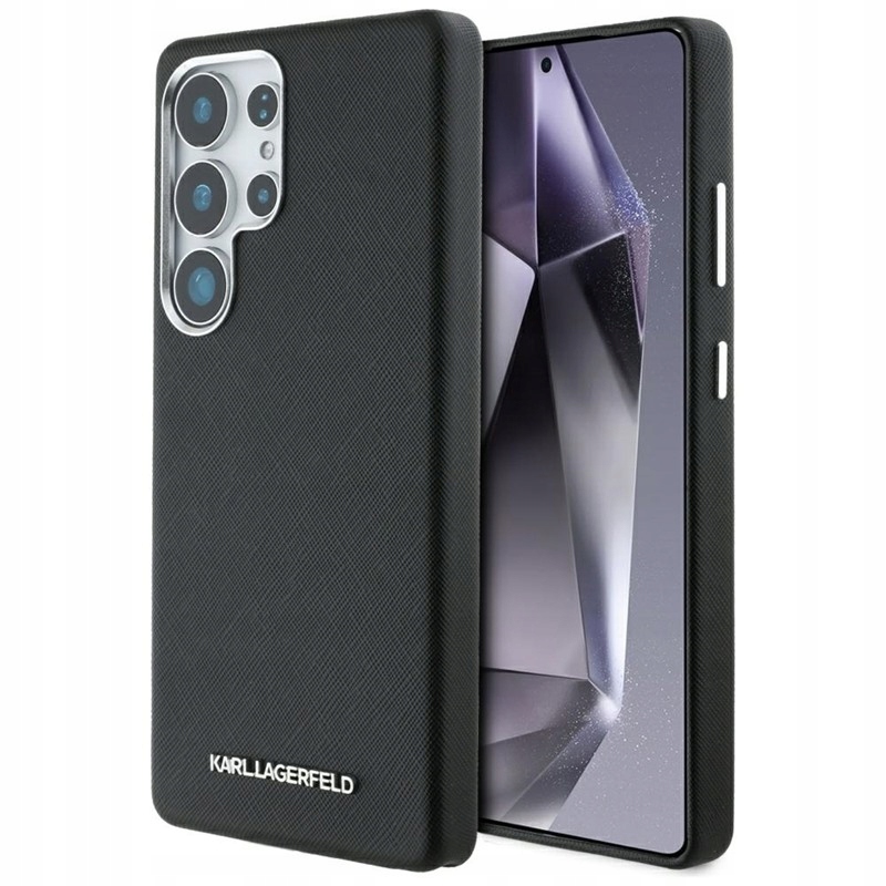 Karl Lagerfeld Saffiano Pouzdro MagSafe pro Samsung Galaxy S25 Ultra, černé