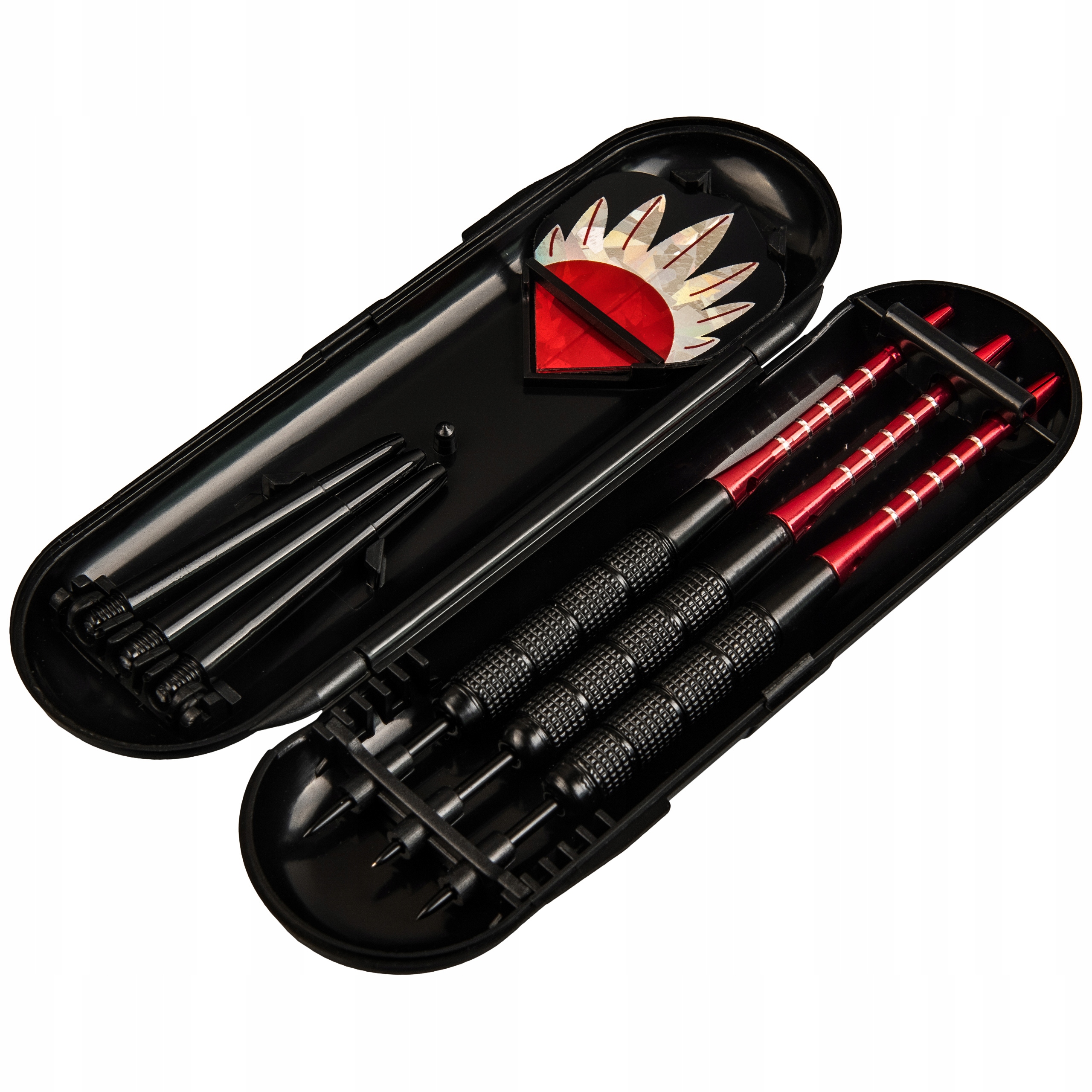 Matepro ZESTAW 3 SZT PROFESJONALNE RZUTKI LOTKI DO DART SIZALOWY + PORTFEL Model ZRS3-001