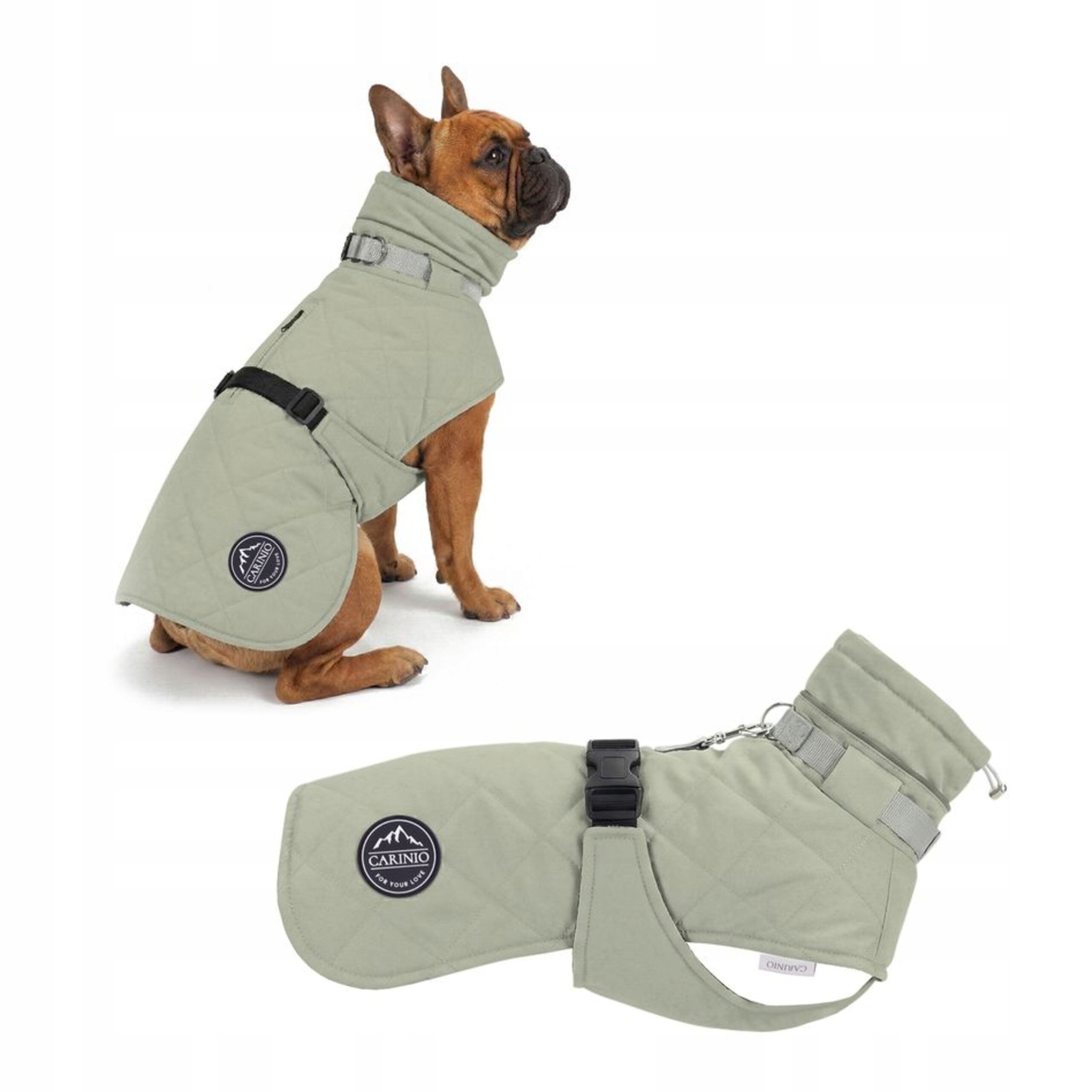 Levně Bunda pro malého psa oblečení Carinio Alpine Thermo Teplá Pohodlná Xs 30 cm