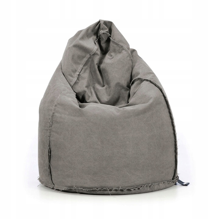 Taburet Sack WashedOut světle šedá Jabba Design