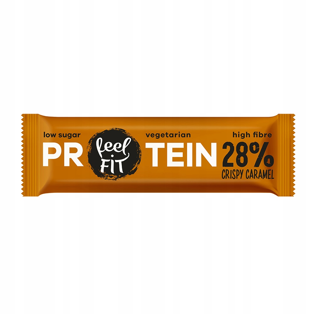 Proteinová tyčinka 28% Crunchy Caramel bez cukru 40 g Sada: 32 ks