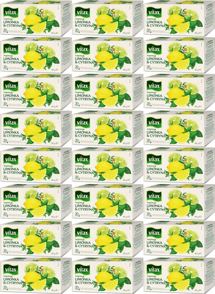 Herbata owocowa ekspresowa Vitax 40 g x24