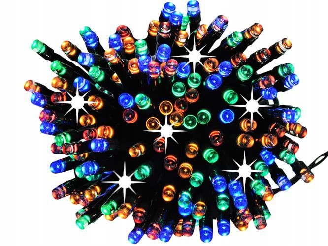 

Lampki Choinkowe 100LED 8,5m Flesz Flash Błysk
