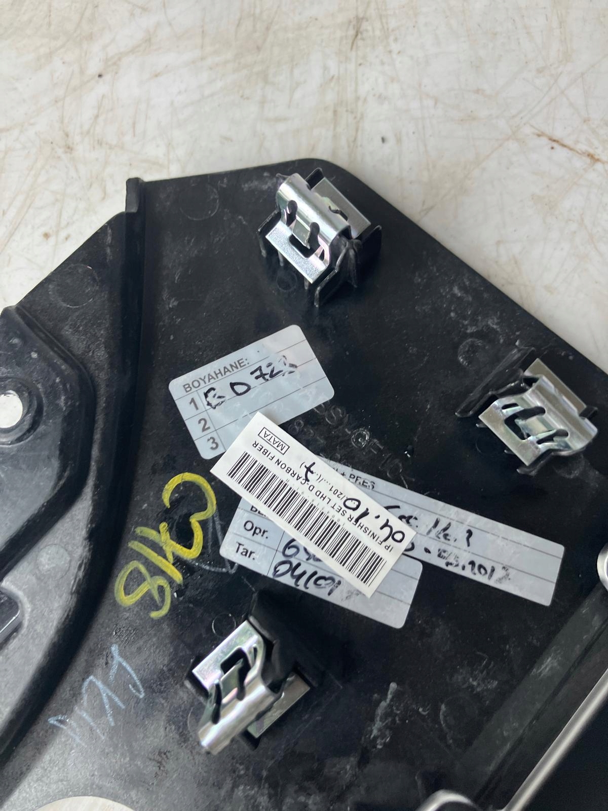 grid air conditioning devices DEKOR consoles left TESLA MODEL S KARBON
