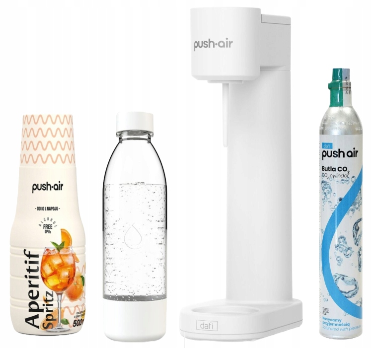 Saturátor s CO2 náplňou fľaša 0,7 l sirup Aperitif Spritz 500 ml