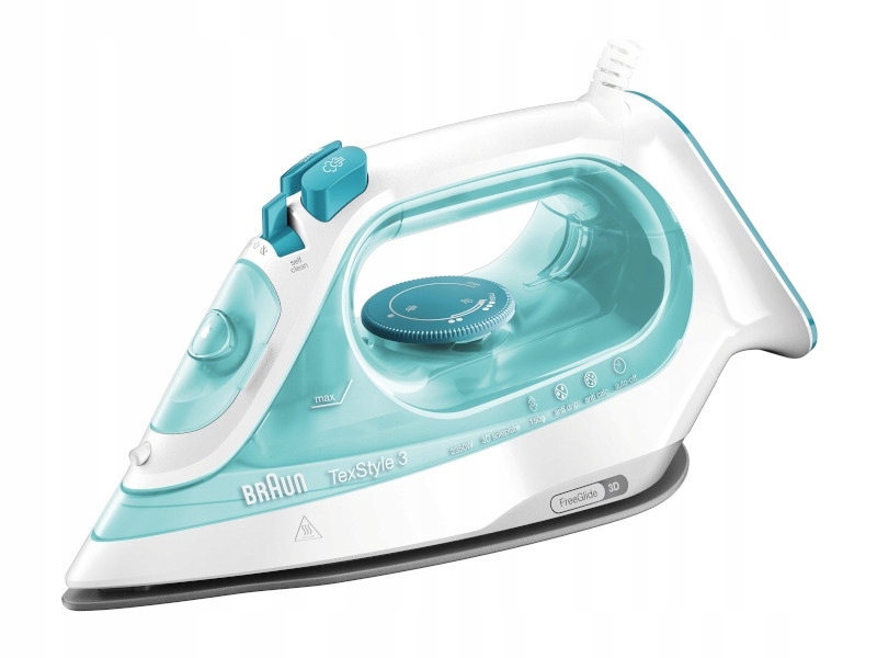 Żelazko parowe Braun TexStyle 3 SI3043 Gr Turkusowy