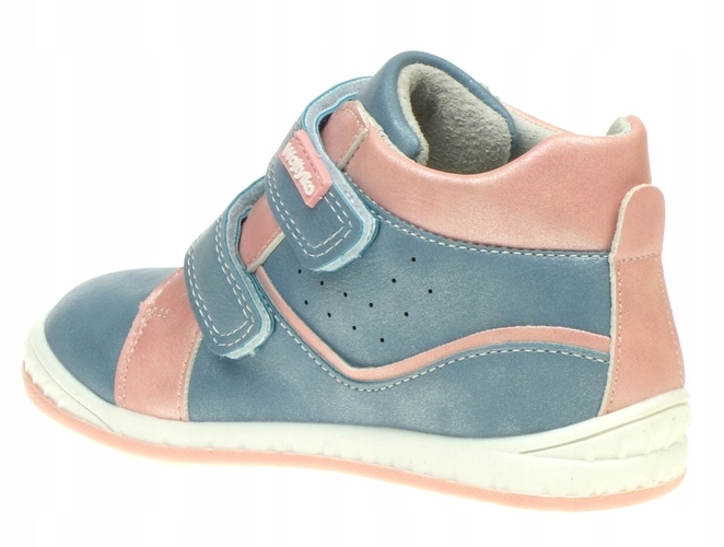 Trzewiki Półbuty WOJTYŁKO za Kostkę Rzepy Skóra 30 Płeć dziewczynki