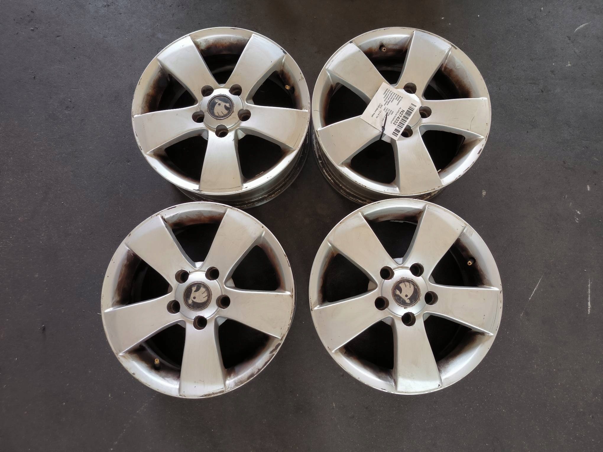 disc KOMPLET 15'' 5X112 SKODA OCTAVIA II LIFT