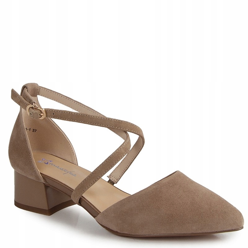 Maciejka K6807-04/00-1 Béžové Kožené Lodičky 38