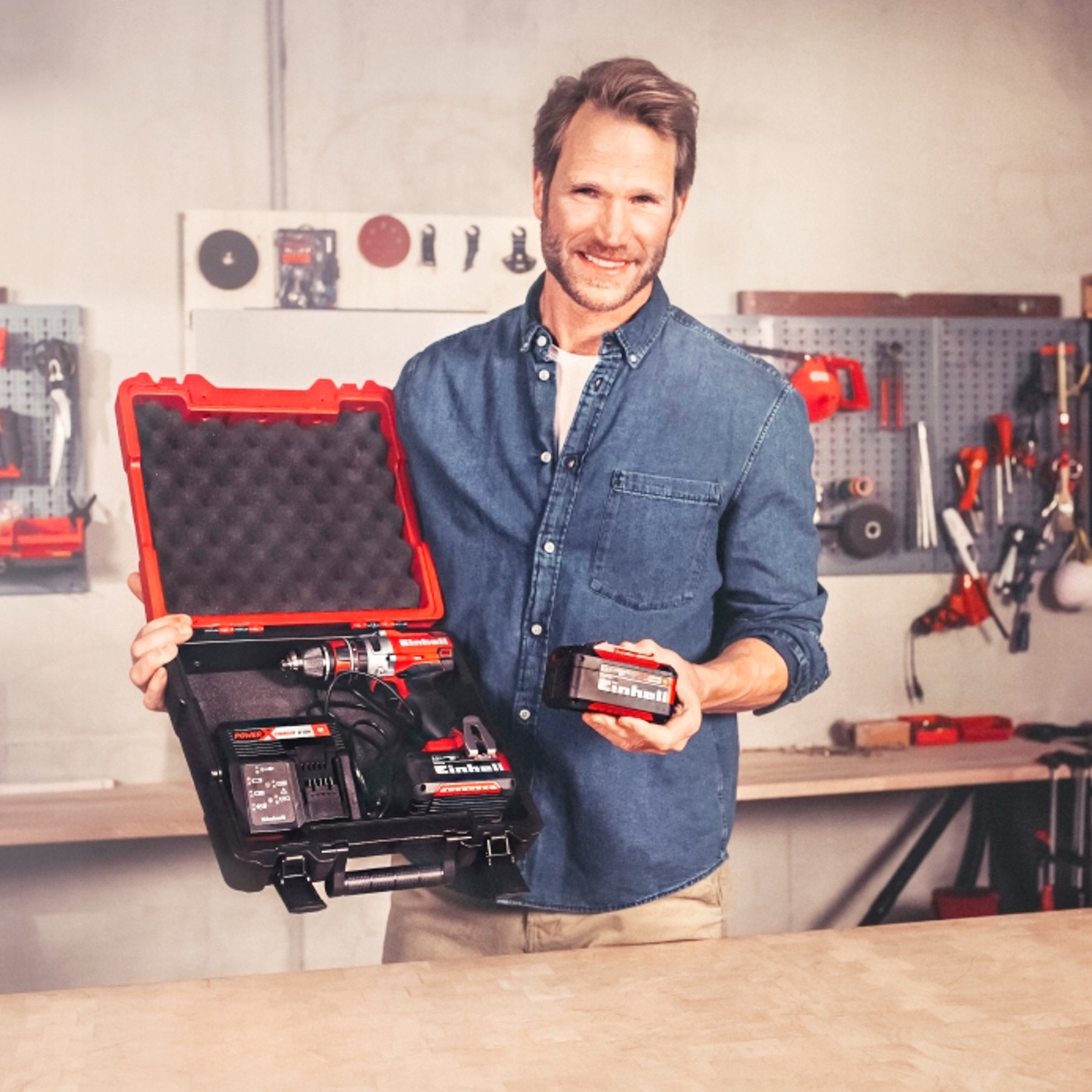 WALIZKA NARZĘDZIOWA TRANSPORTOWA SKRZYNKA DO NARZĘDZI PUSTA EINHELL Marka Einhell