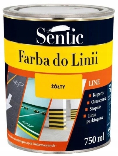 

Sentic Farba Do Linii Betonu Posadzek 0,75L Żółta