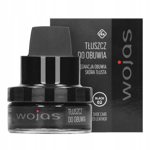 

Wojas Czarny tłuszcz do obuwia 50 ml