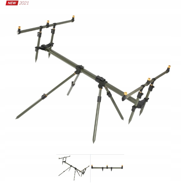 MIKADO Rod Pod ThreeLiner STANOWISKO KARPIOWE + pokrowiec Model Threeliner