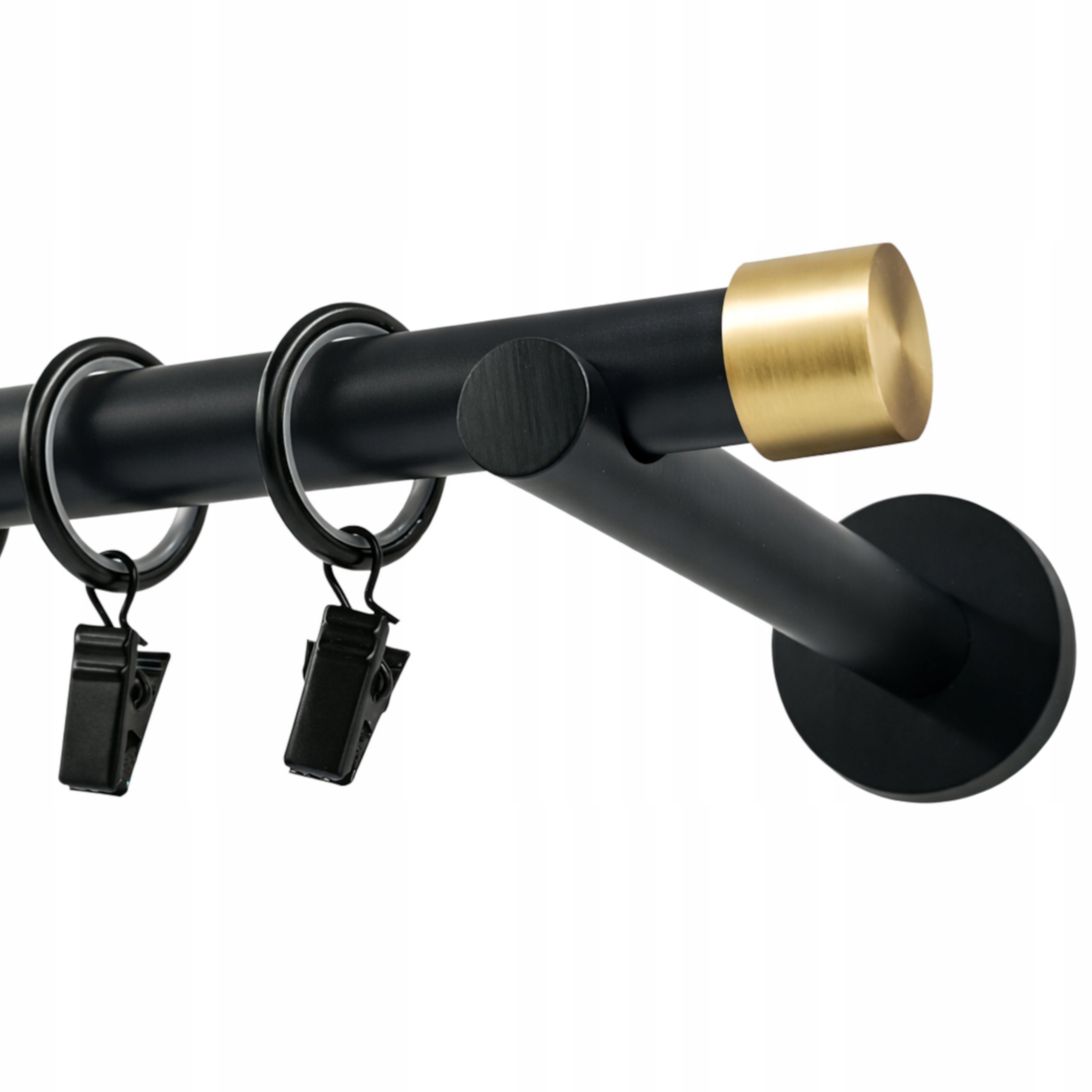 Jednoduchá garnýž Kovový 19 mm Luna Gold 280 cm