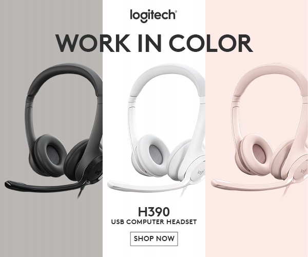 Slúchadlá na uši Logitech Usb Computer Headset H390 981-001286
