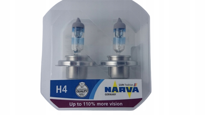 

Żarówki Narva Range Power 110 12V 60/55W H4 kpl.