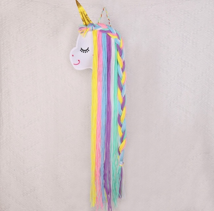 ORGANIZER NA SPINKI JEDNOROŻEC OZDOBA MAKRAMA BOHO Marka bez marki