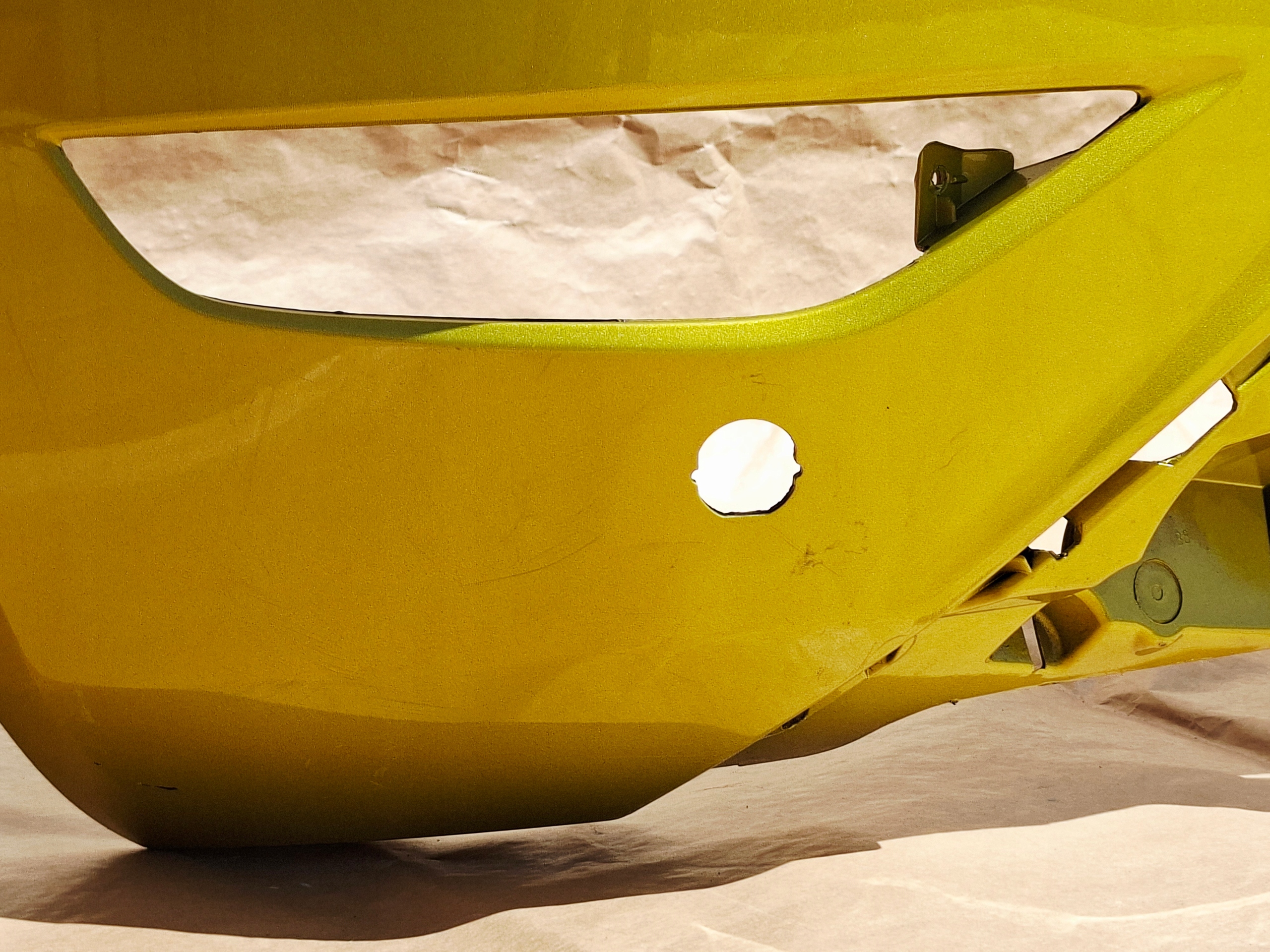 FORD FIESTA MK7 LIFT 2012-2017 bumper rear part MUSTARD OLIVE 4xPDC