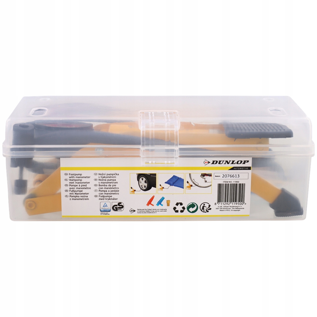 POMPKA SAMOCHODOWA ROWEROWA DUNLOP CIŚNIENIOMIERZ Rodzaj nożne