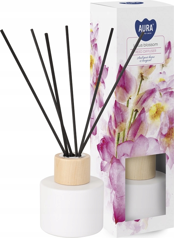 Odświeżacz DYFUZOR ZAPACHOWY Bispol dz85md-376 Aura KWIAT LOTOSU 85 ml