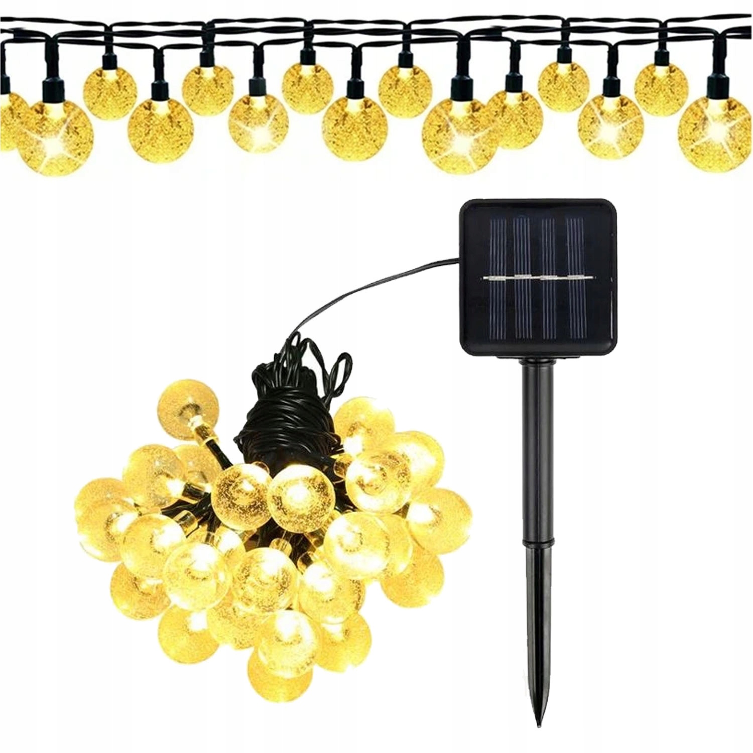 

50Led 9.5M Lampki Solarne Ogrodowe Dekoracyjny