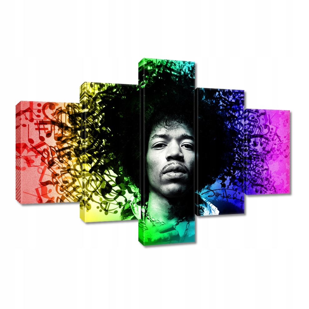 

Obrazy 100x70 Tęczowy Hendrix