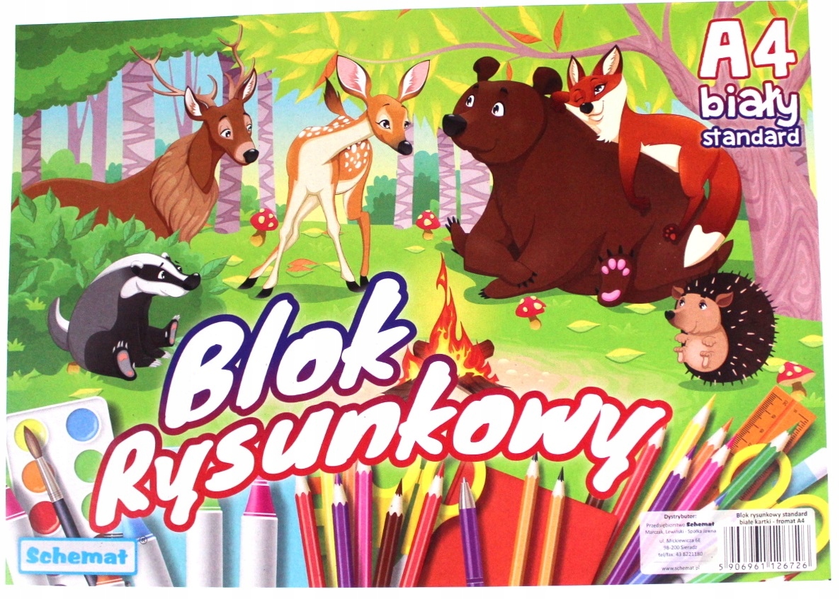 blok rysunkowy 10szt. BIAŁY A4 — 2