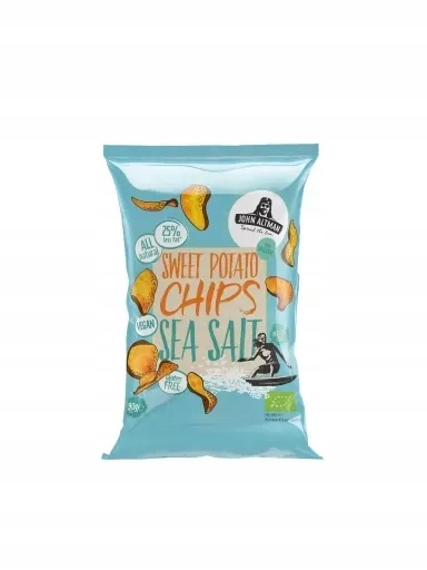 Levně 3x Chipsy Z Batátů S mořskou solí Bezlepkové Bio 90 g John Altman