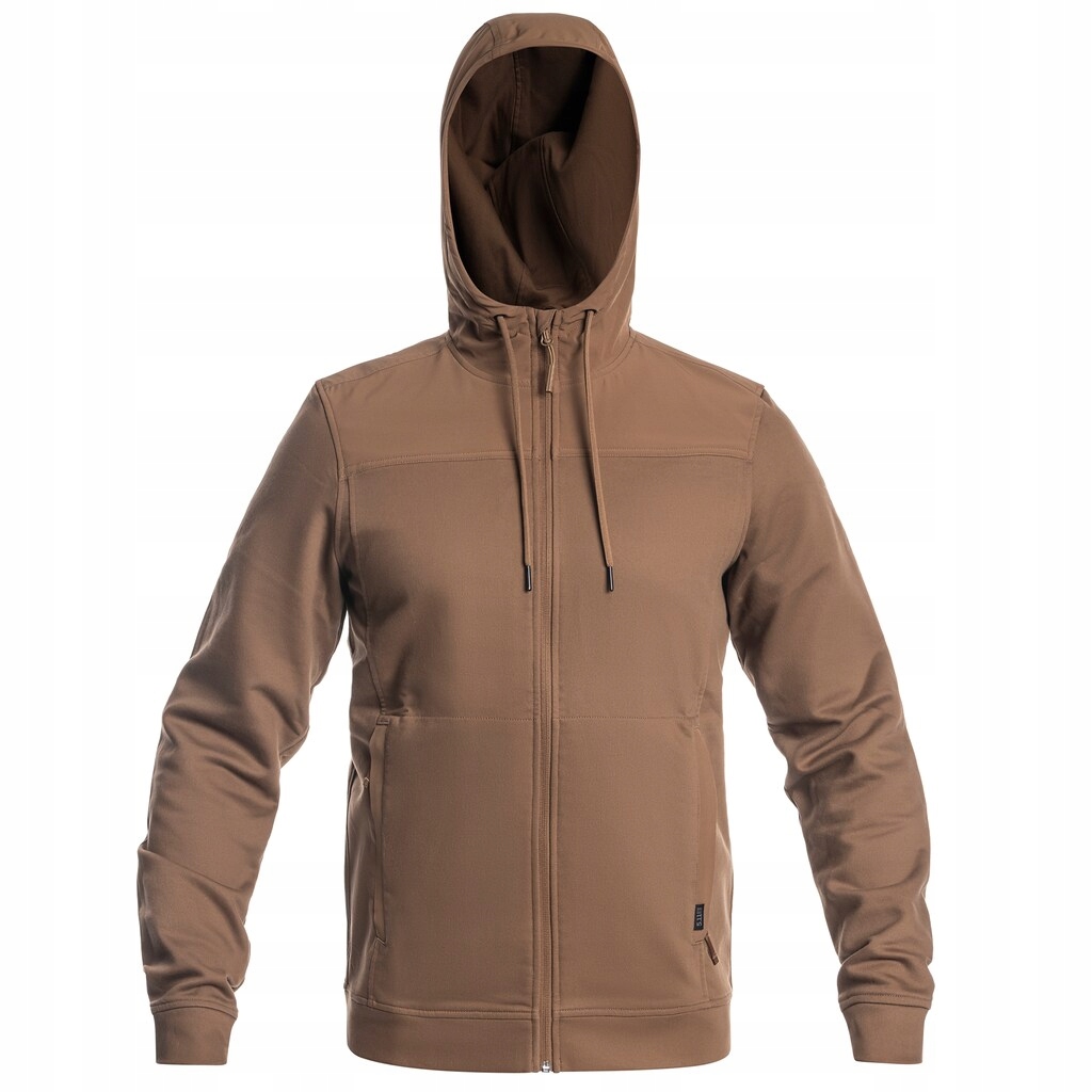 Rozepínací mikina s kapucí pánská 5.11 Plummet Jacket hnědá S