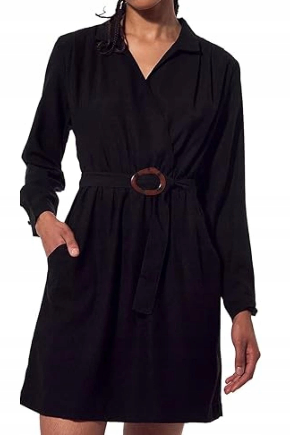 Dámské Šaty Kaporal , černé, klasické, módní, pohodlné pro každodenní nošení vel. S