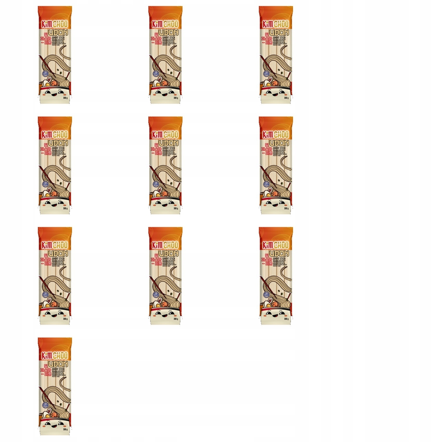 10x 300g Kimchoo makaron pszenny wstążki udon 48 Karton