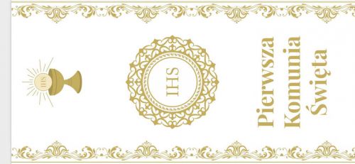 Bieżnik na stół pierwsza komunia