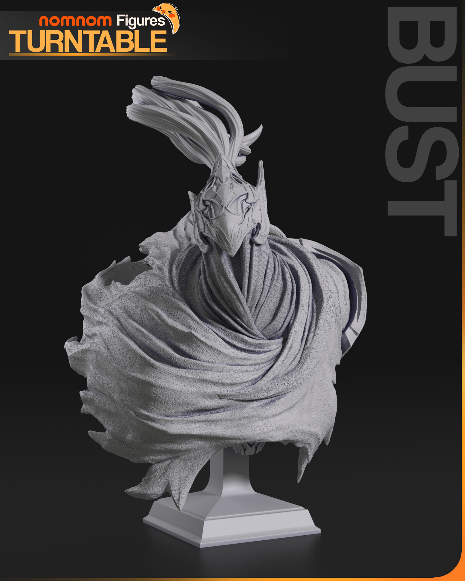 Figurka Artorias Dark Souls Busta NomNom 3D tisk 12K