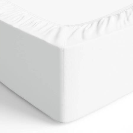 Prostěradlo bavlněné bílé 90x200 na gumičku bavlna 100%