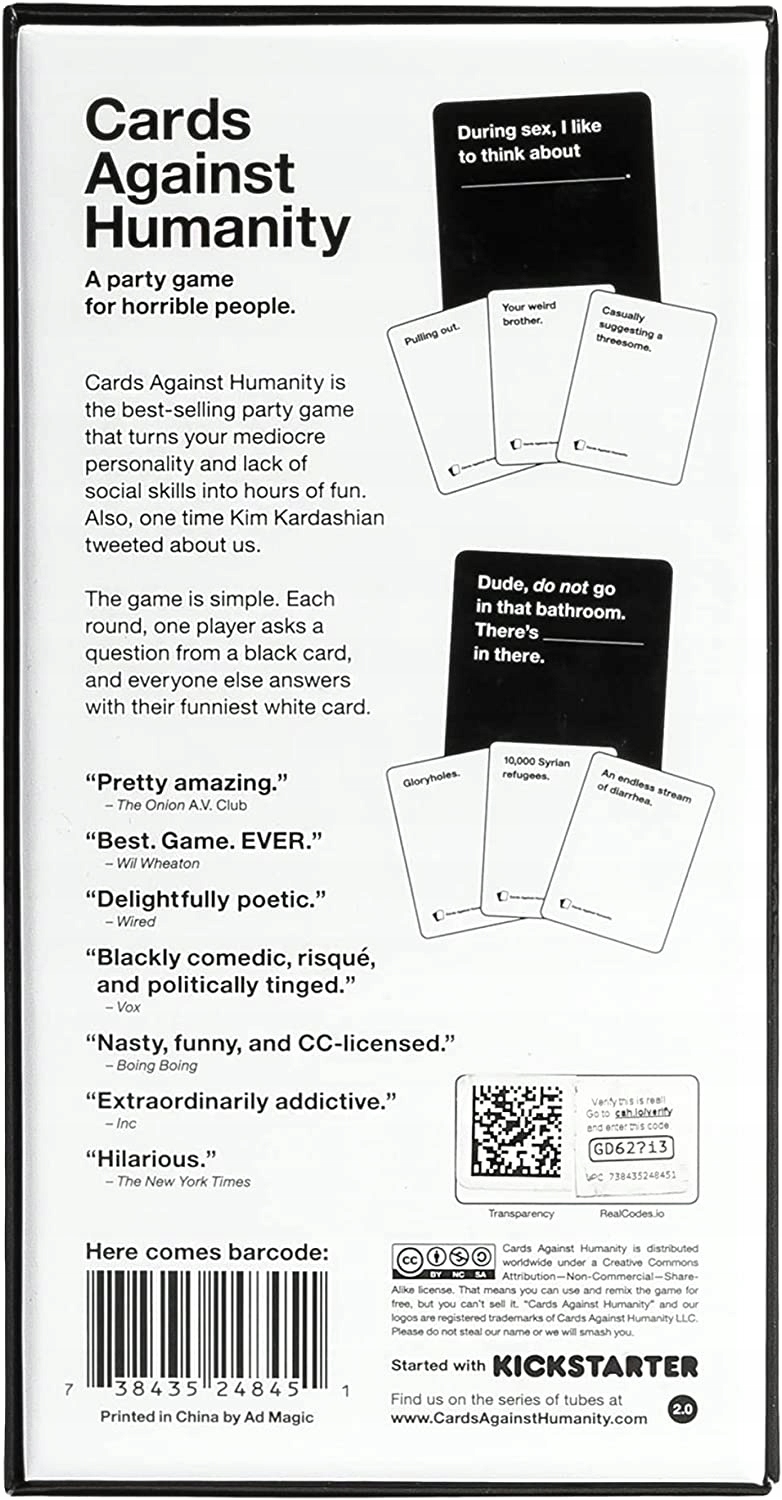 Cards Against Humanity Nazwa asidun