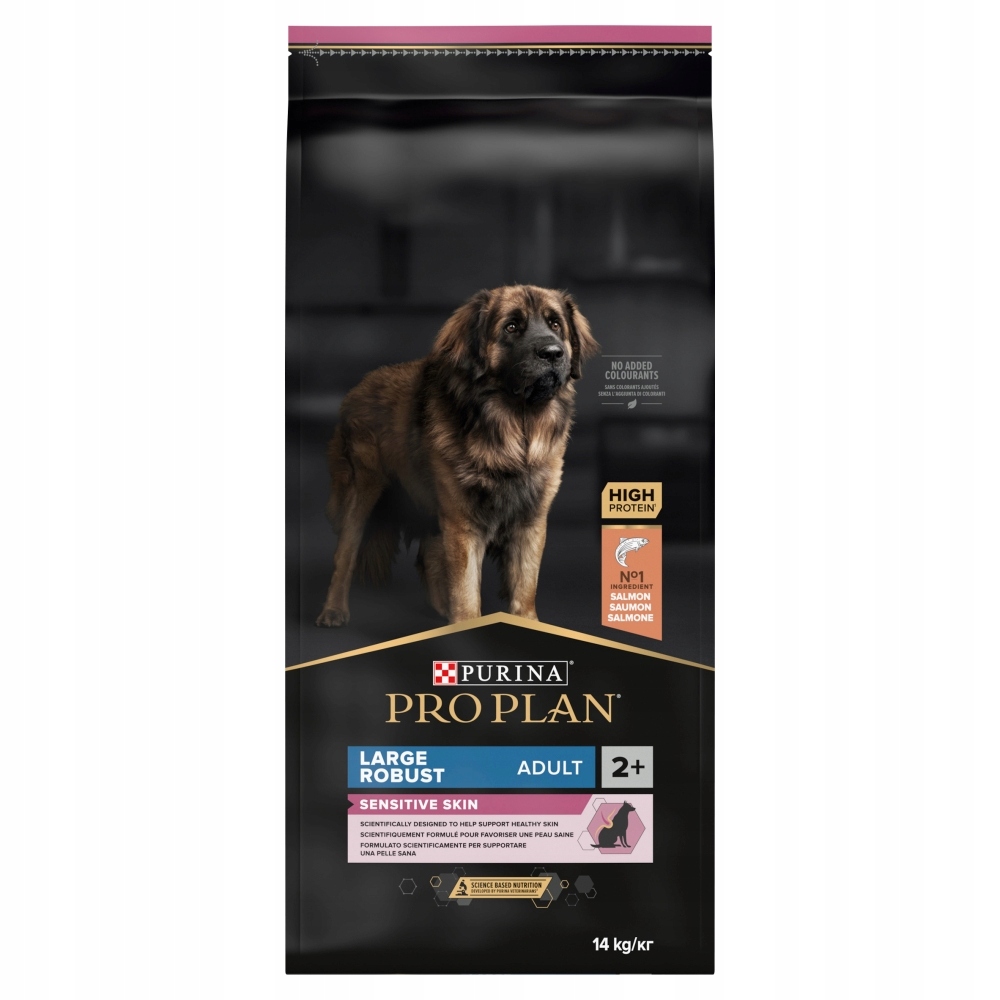 Levně Purina Pro Plan Large Adult Robust Optiderma Losos s rýží 14 kg
