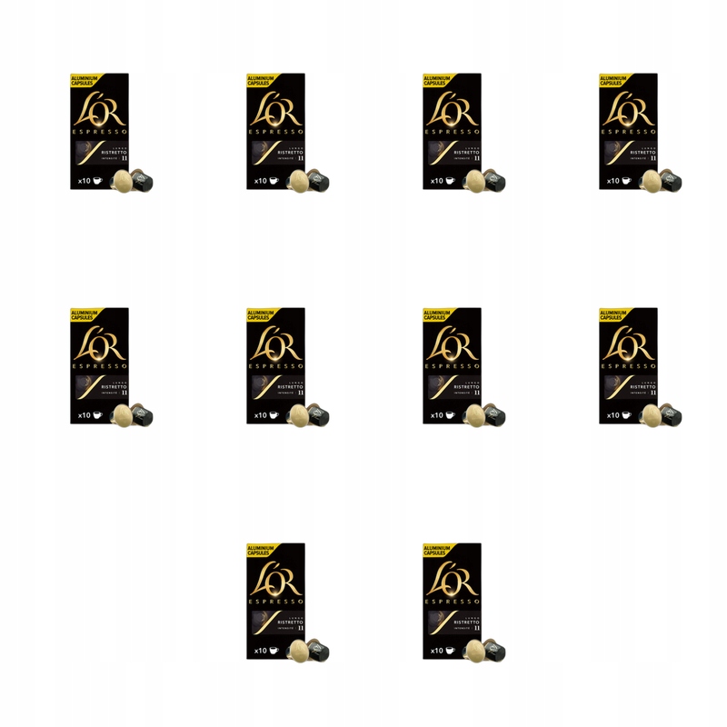 L'or Espresso Ristretto Mletá káva v kapslích 10 kapslí 52 g X10