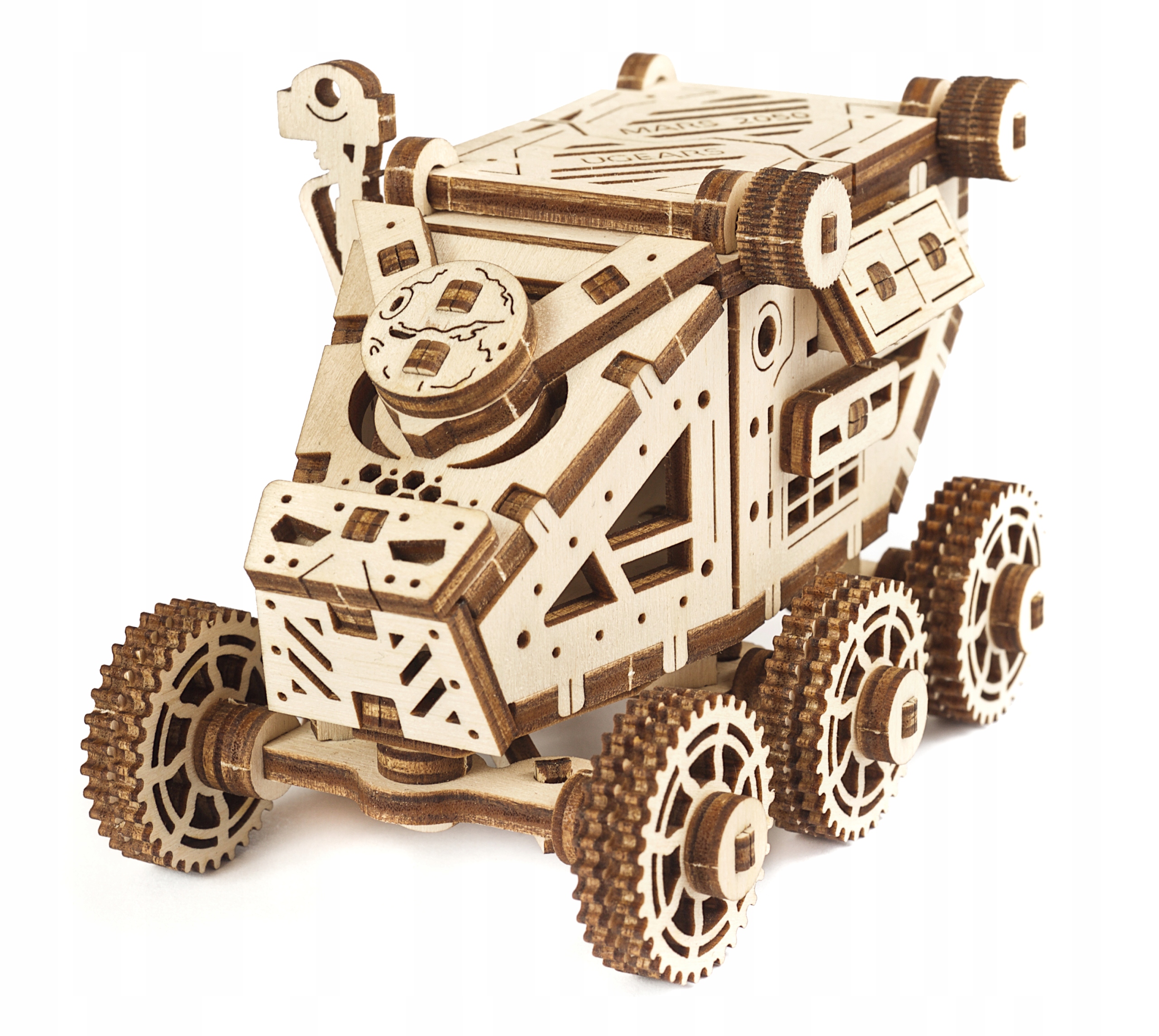 

Piękne Puzzle 3D Drewniane Łazik Marsjański uGEARS