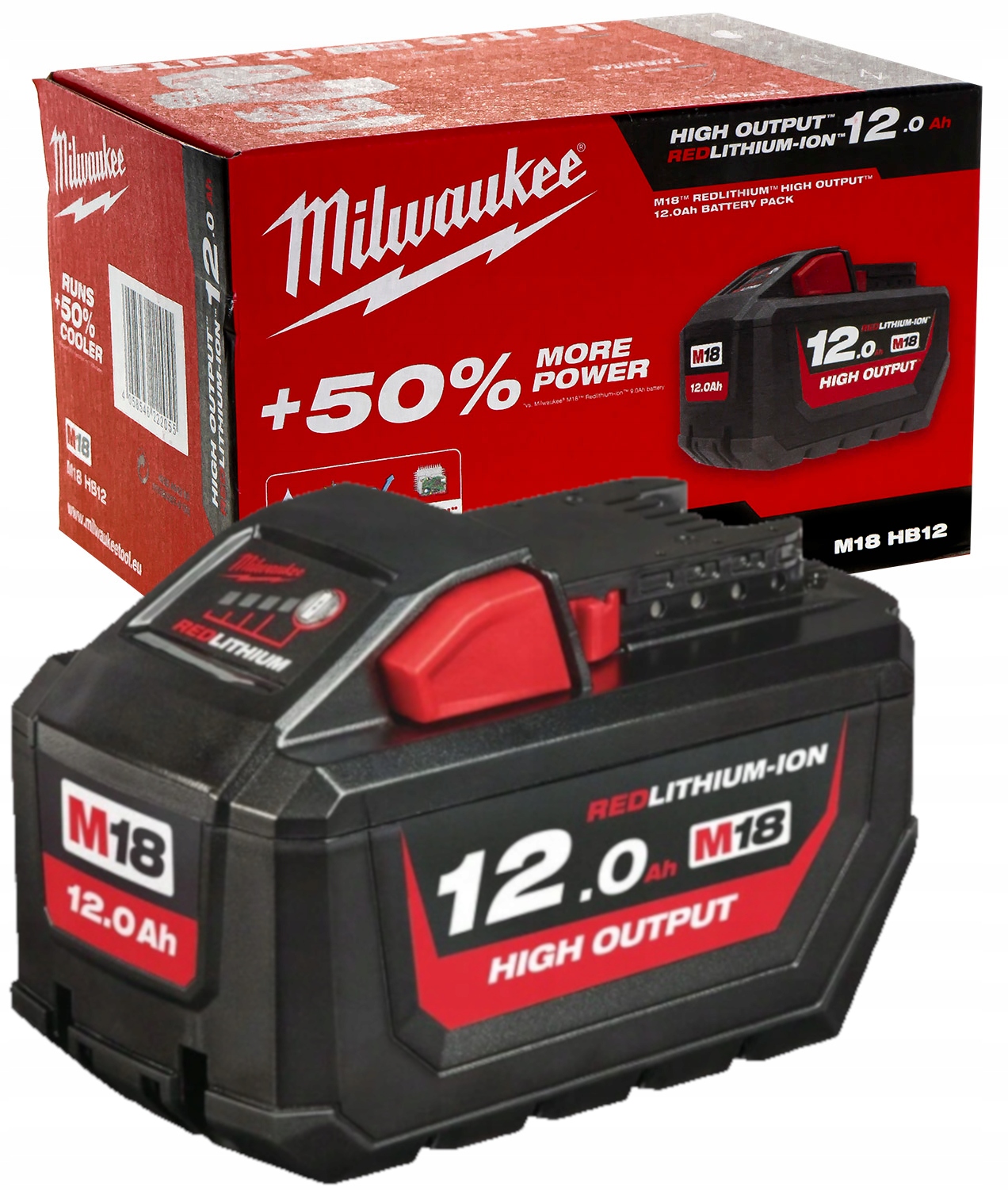 

Milwaukee M18HB12 12Ah Akumulator 4932464260 akku