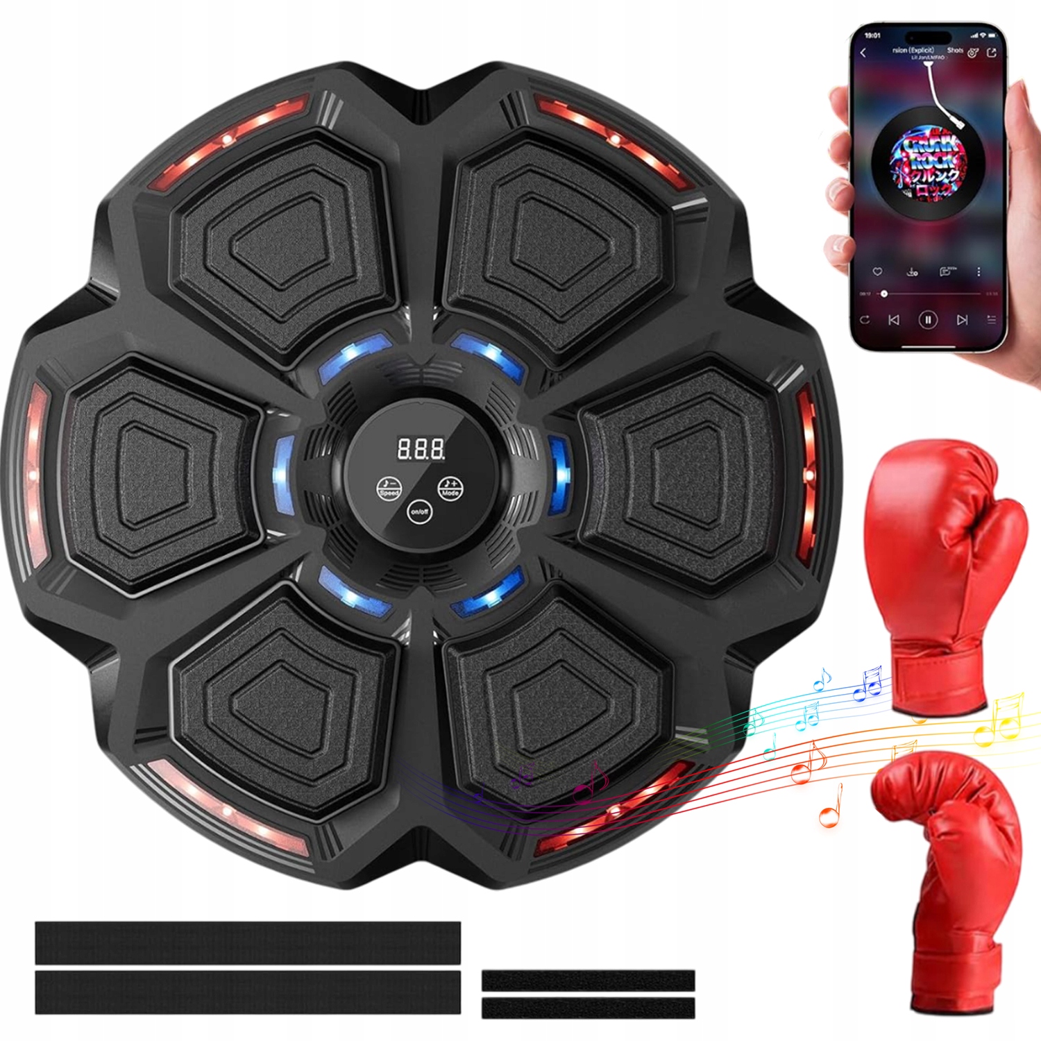 Mma Hudební Boxerská Deska Bluetooth Usb Boxerské Rukavice