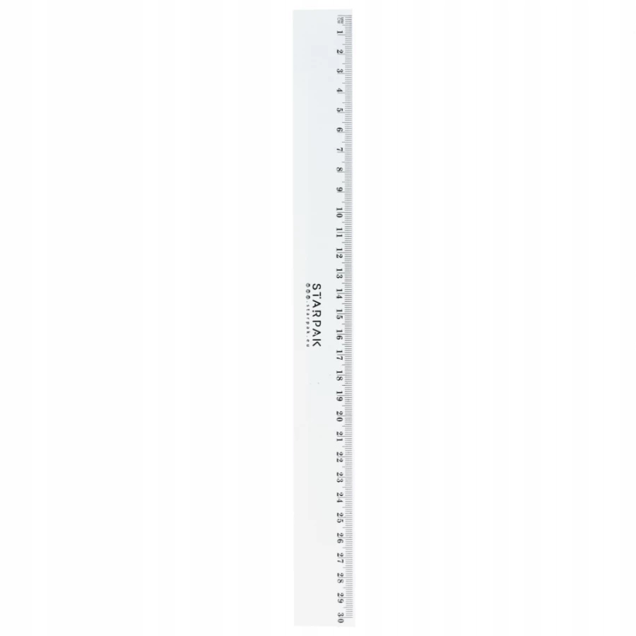 

Linijka Szkolna Przezroczysta 30 cm