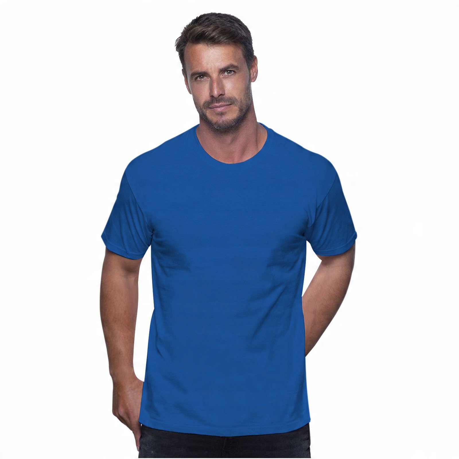 

Młodzieżowy tshirt Koszulka bawełna chaber 2XL