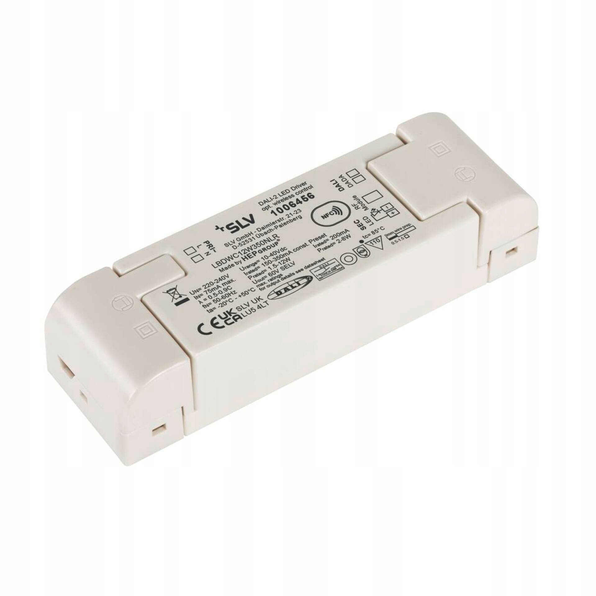 Led driver Slv 25 W Dali Rf 150-300 mA bílý