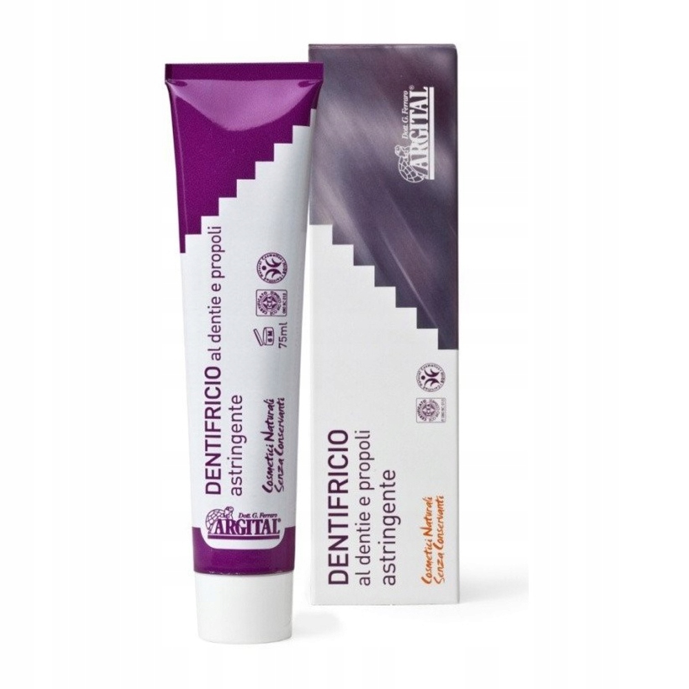 

Argital Astringente Czarna Pasta do zębów z węglem