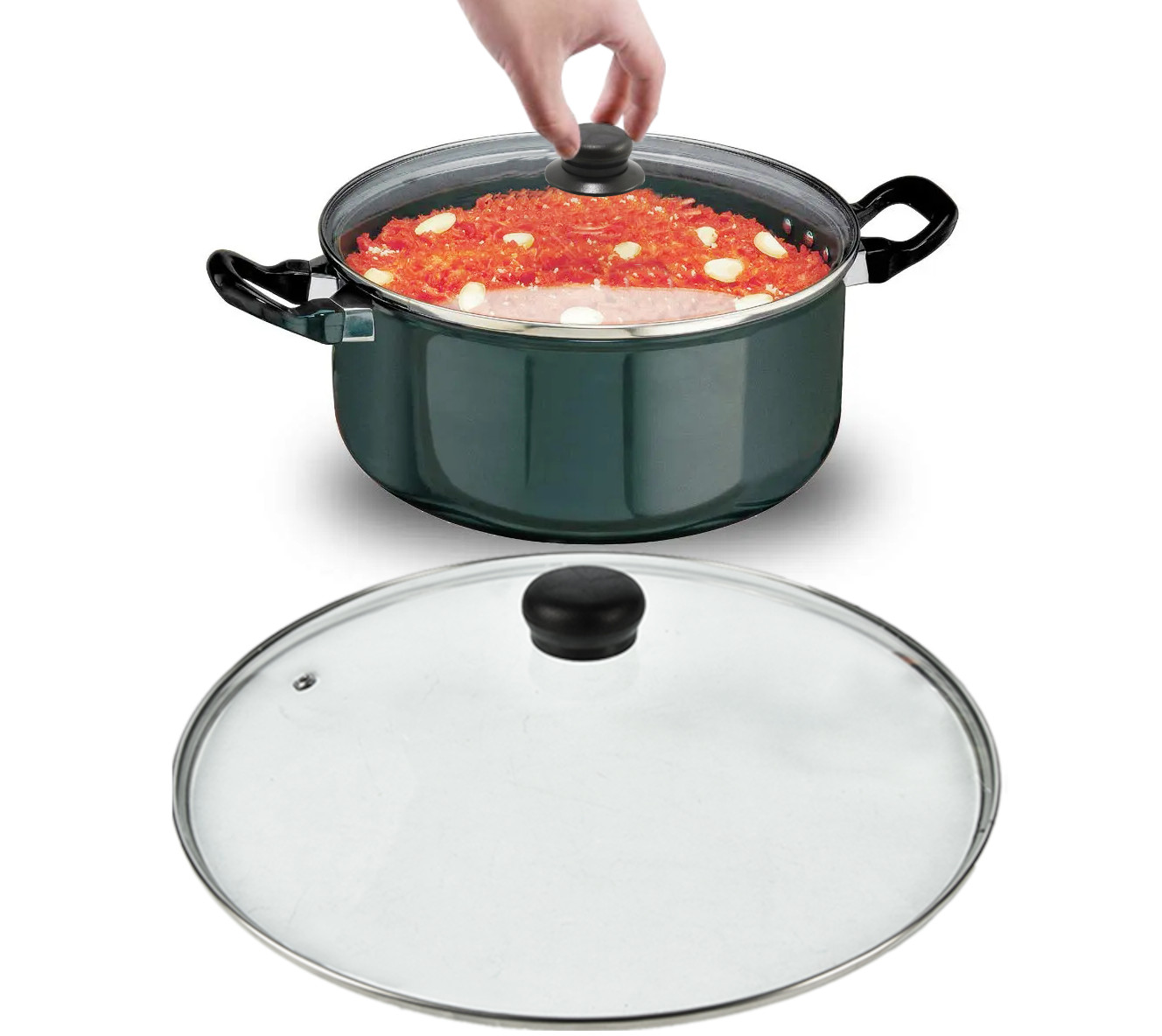 

Pokrywa pokrywka Szklana do garnka patelni 26 CM