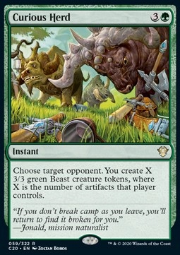

Curious Herd (Commander Ikoria)