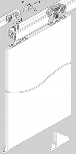 DRZWI PRZESUWNE WEWNĘTRZNE PRZESUWANE DO SALONU 86CM BIEL BIAŁE POLSKIE Kod producenta DRZWI GREG BIEL
