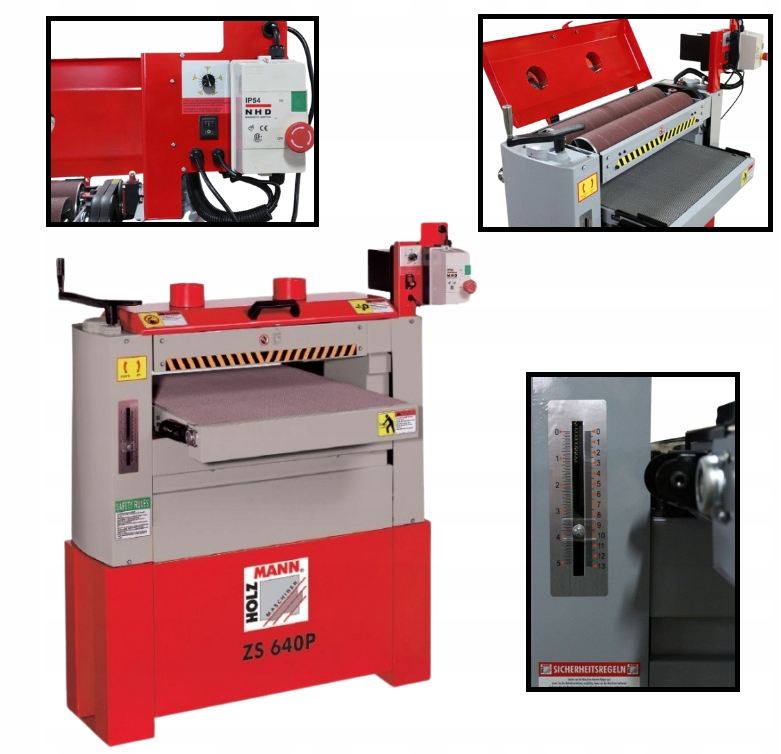SZLIFIERKA SZEROKOTAŚMOWA HOLZMANN ZS 640P 400V