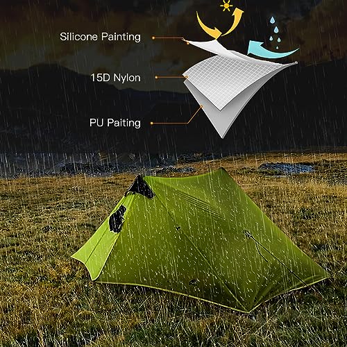 NIGHT CAT Ultralight 2-Person Waterproof Trekking Tent — miniatura 4