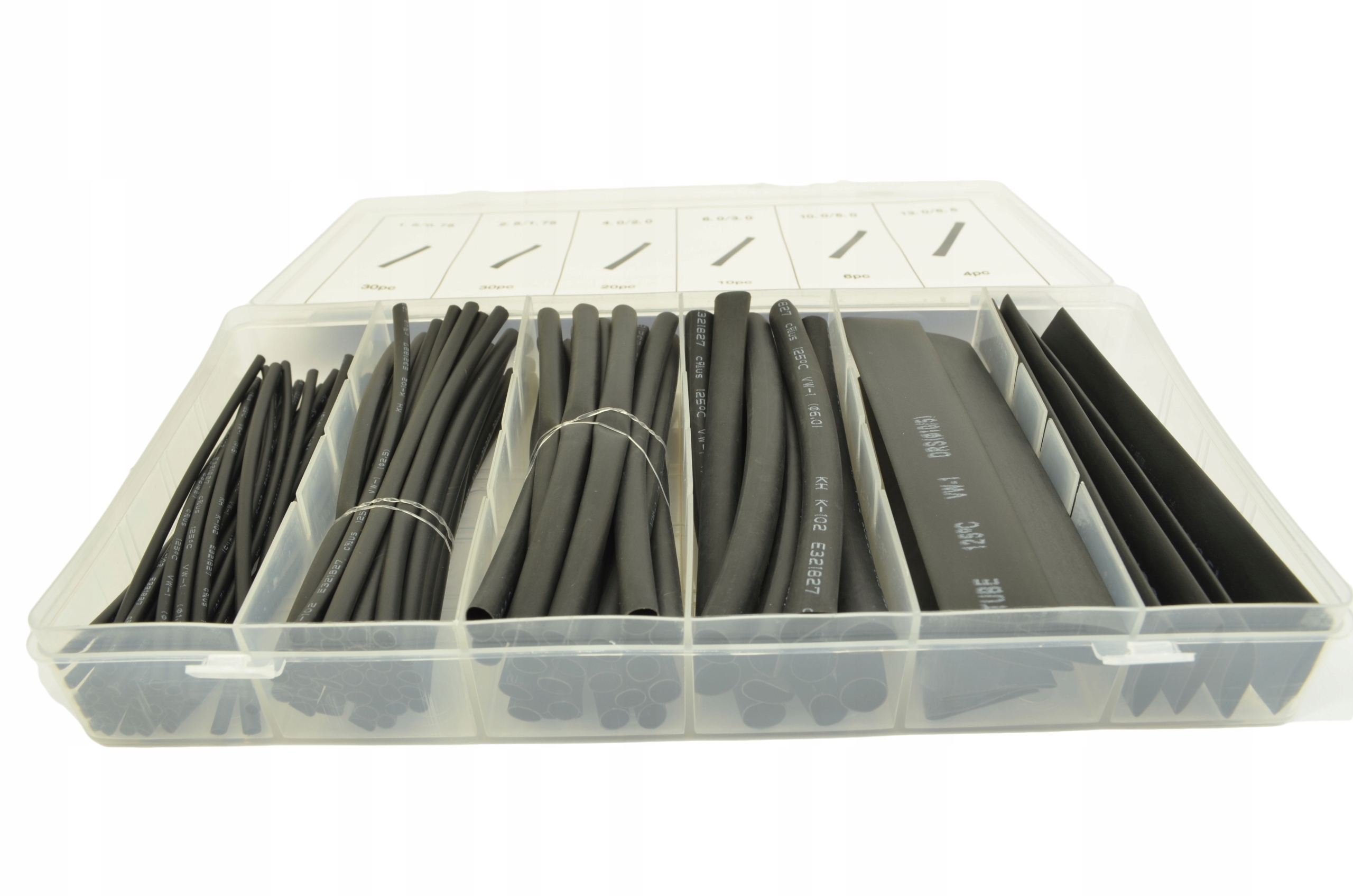 ZESTAW RUREK RURKI TERMOKURCZLIWE CZARNE 100szt OK Kod producenta V09021